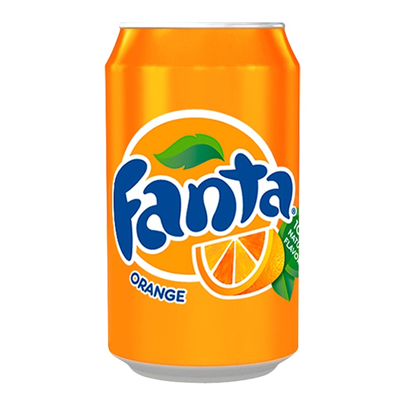 Fanta Orange - Bright, bubbly orange soda....