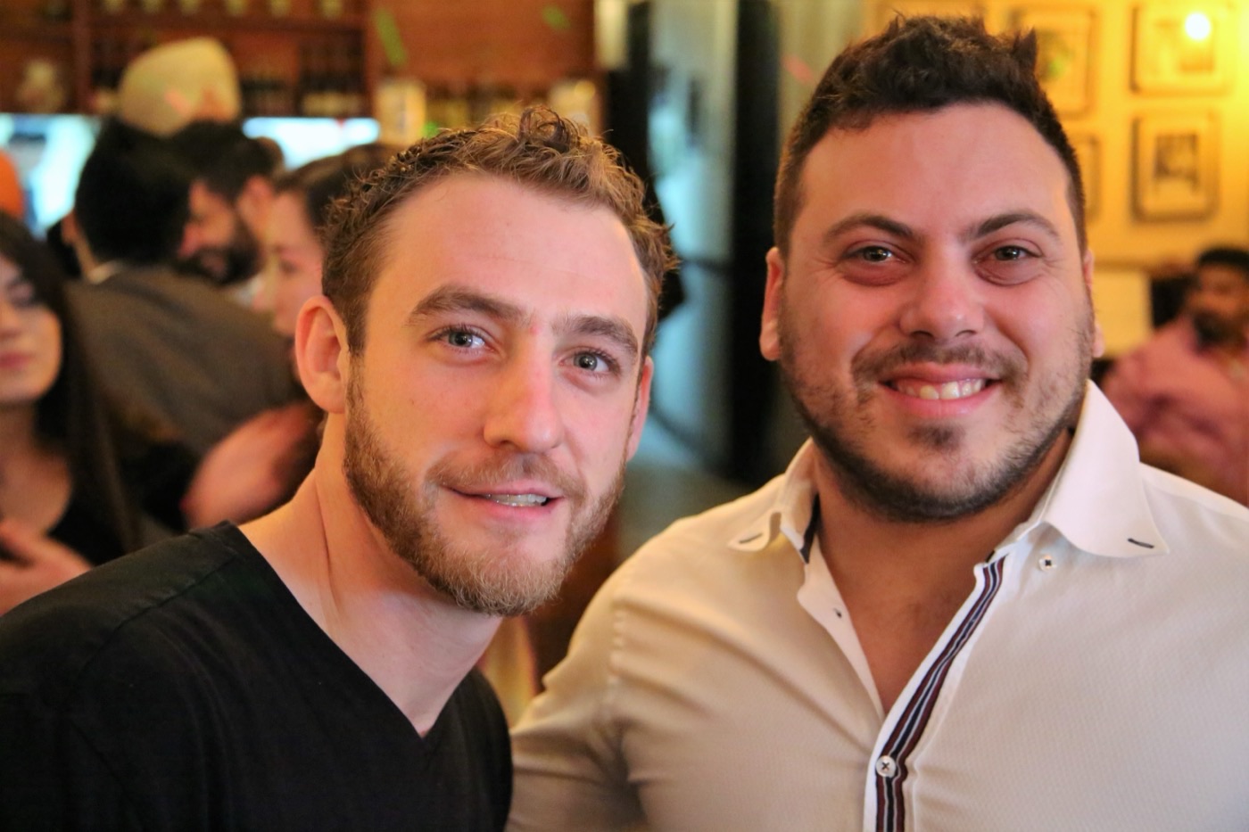 Gabe and Rob, Chef On Call co-founders, in the early days