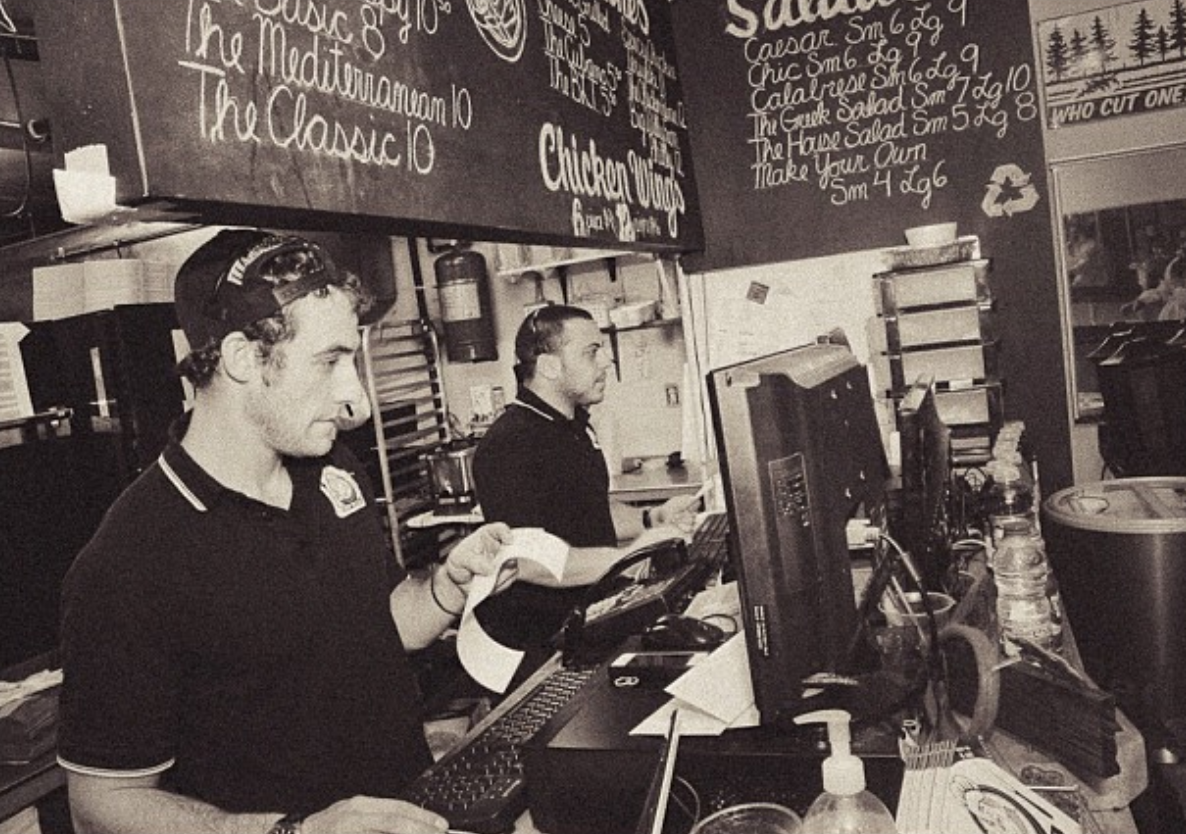 Rob and Gabe, co-founders of Chef On Call, early days