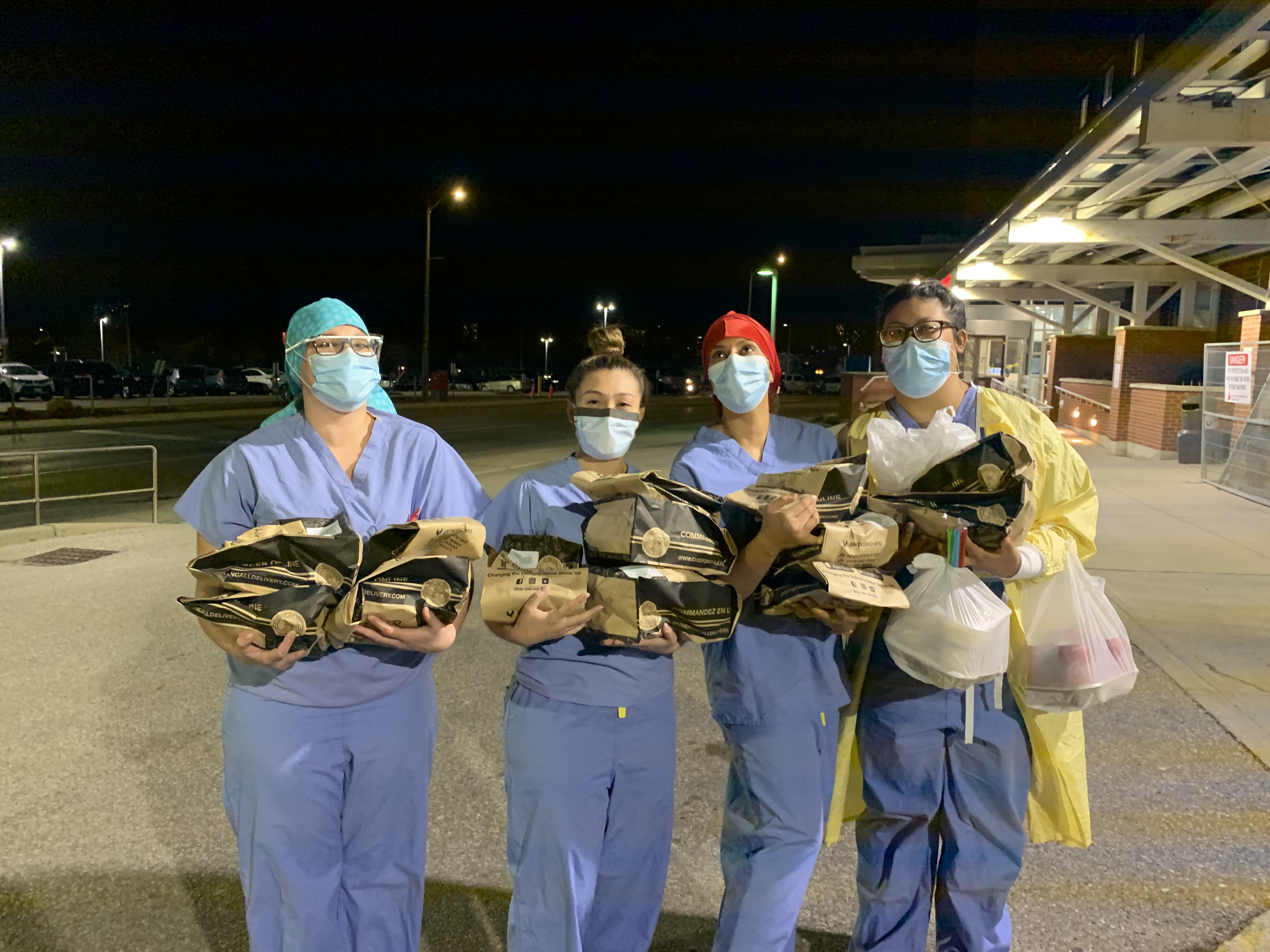 Chef On Call team at a community gathering