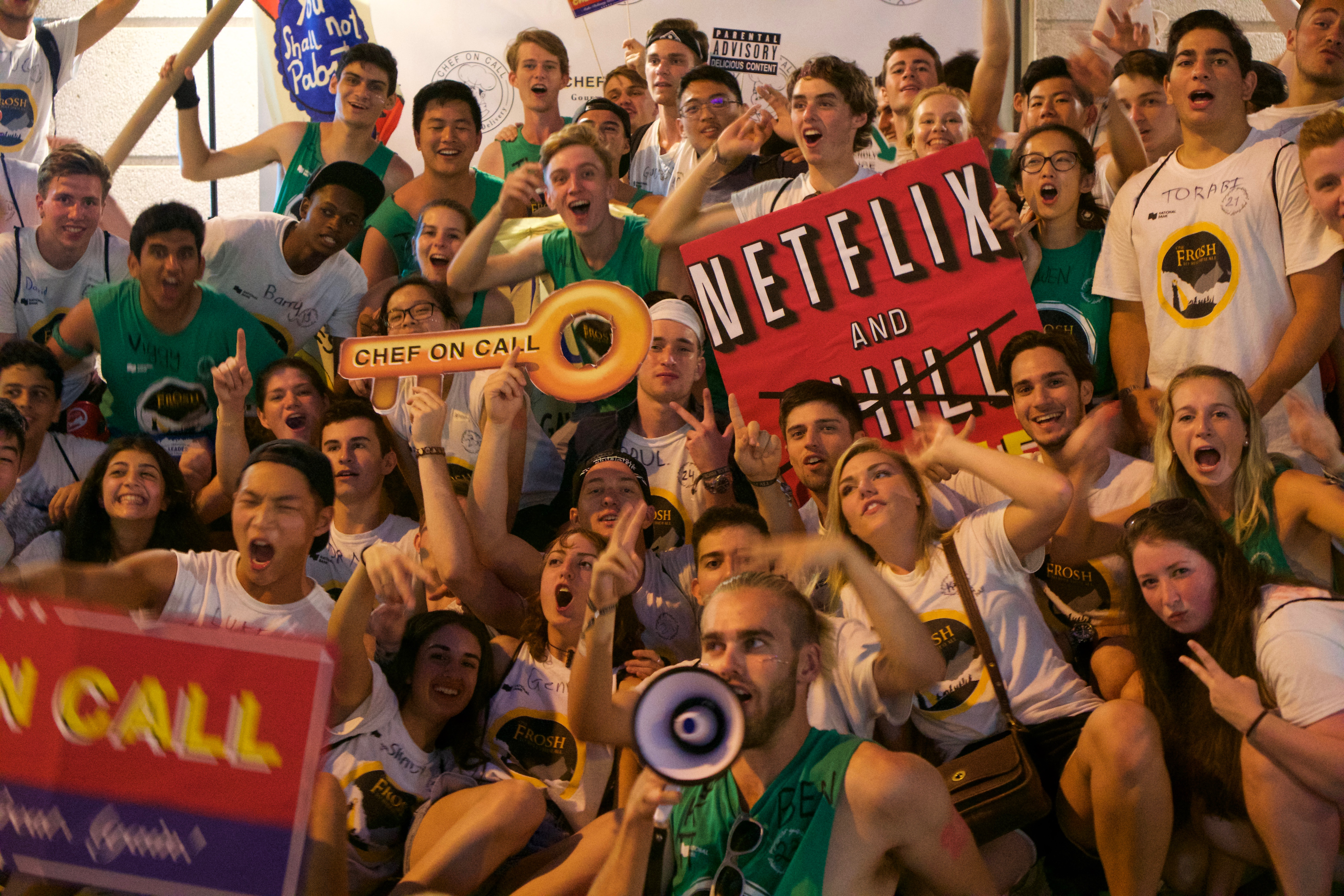 Chef On Call team serving food at an event