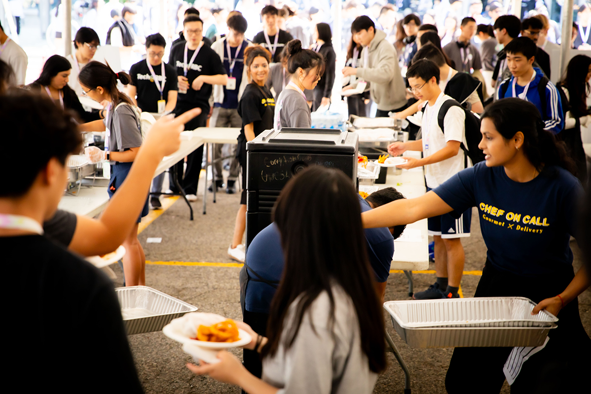Chef On Call corporate catering event — team lunch service